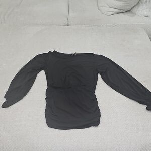VENUS Black Long Sleeve Top